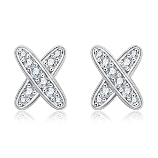 Brinco Cross Moissanite