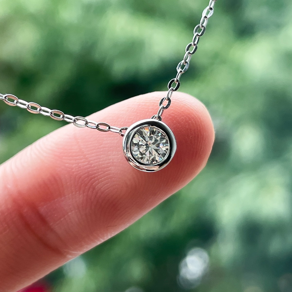 Colar Luci Moissanite Moissanite Colar