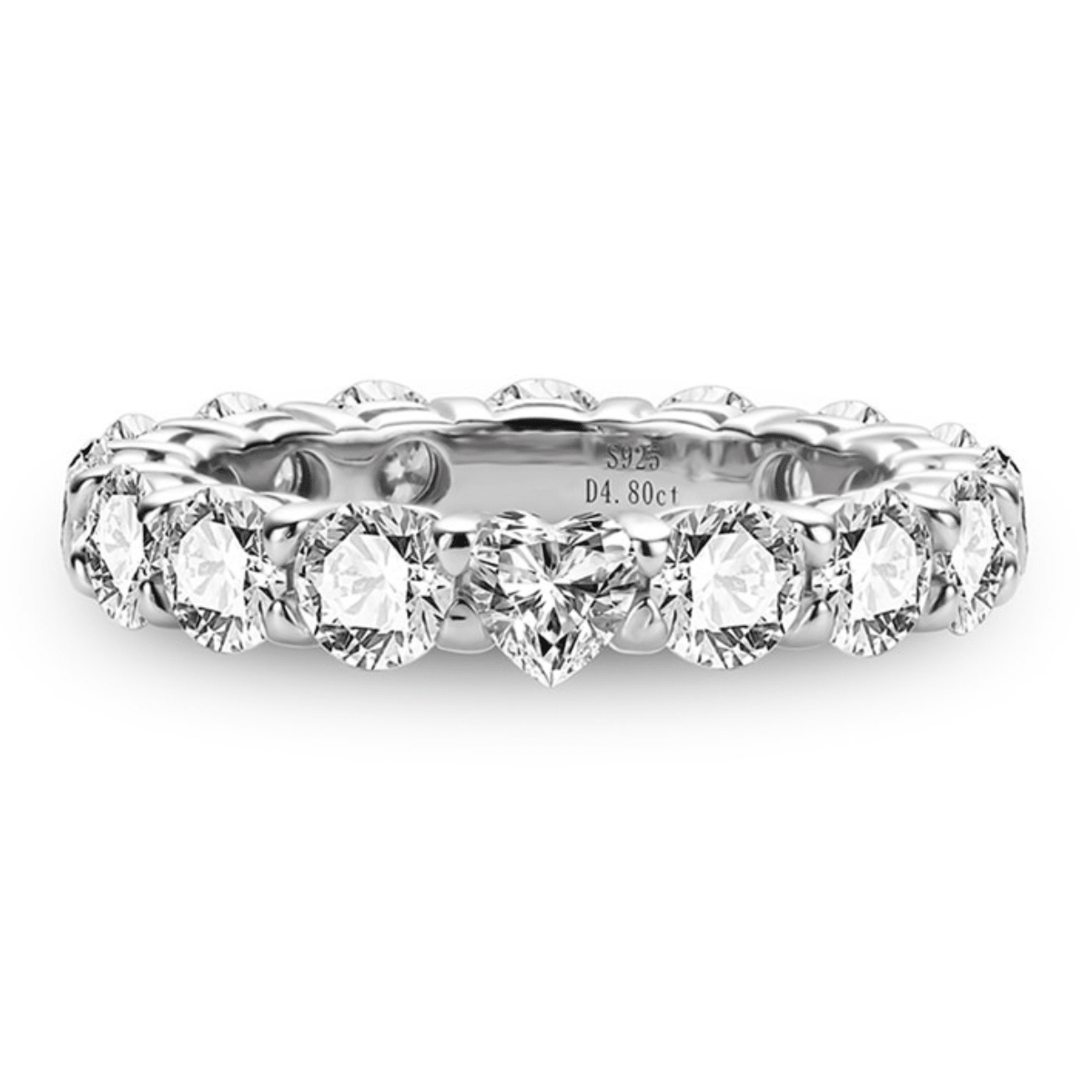 Aliança Amor Eterno Moissanite Moissanite - Momi Jewel