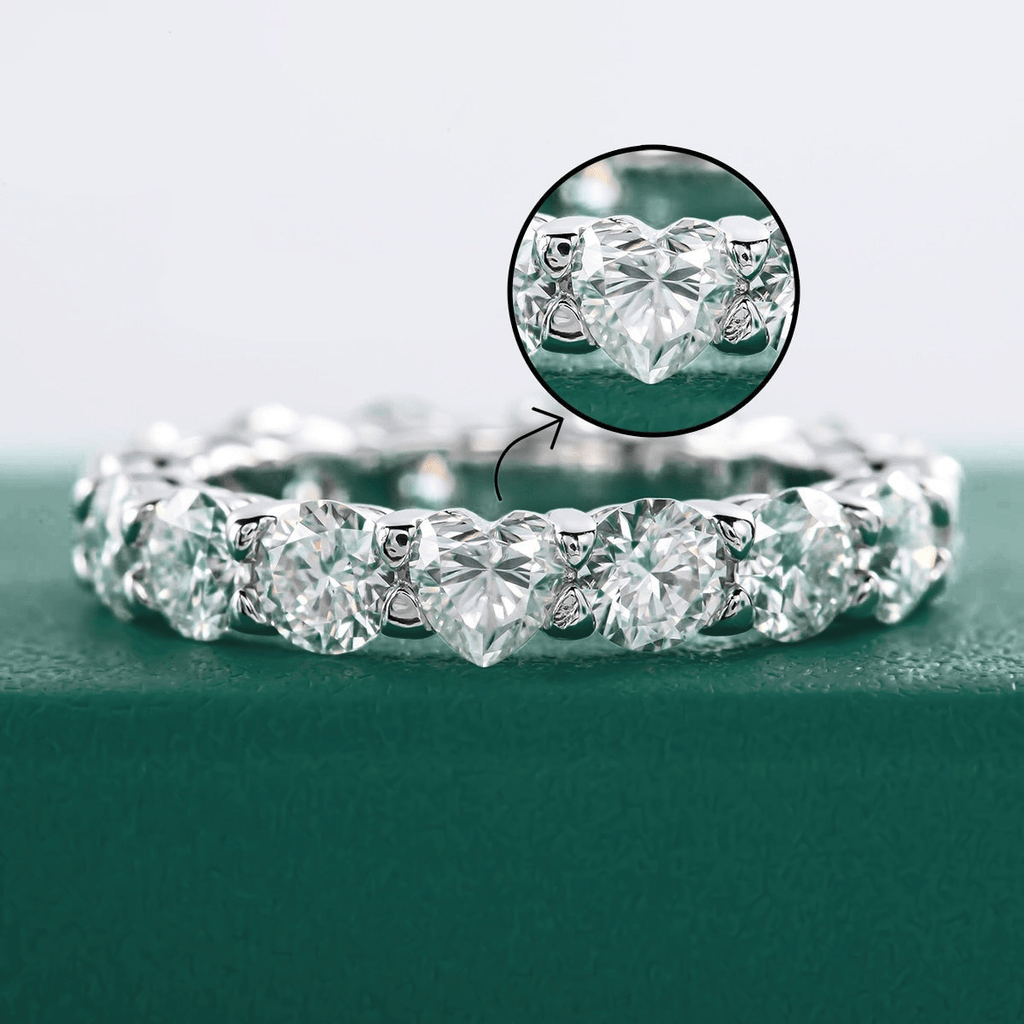 Aliança Amor Eterno Moissanite Moissanite - Momi Jewel