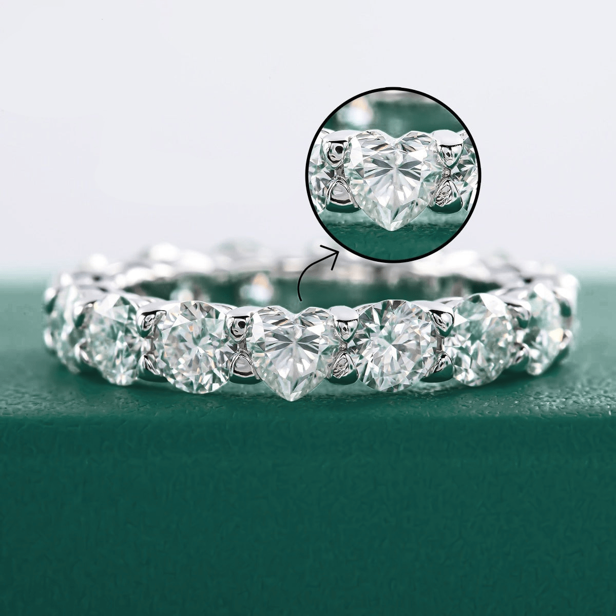 Aliança Amor Eterno Moissanite Moissanite - Momi Jewel