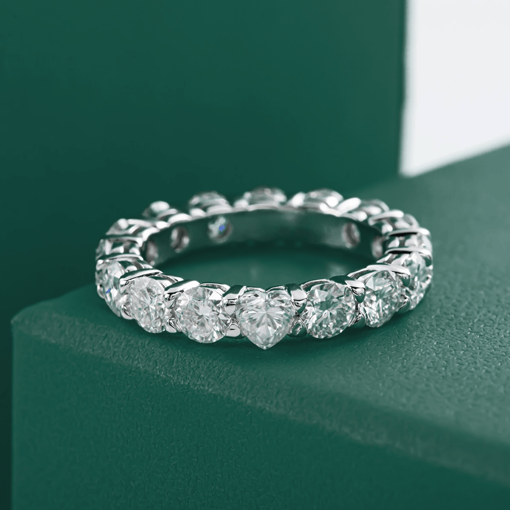 Aliança Amor Eterno Moissanite Moissanite - Momi Jewel