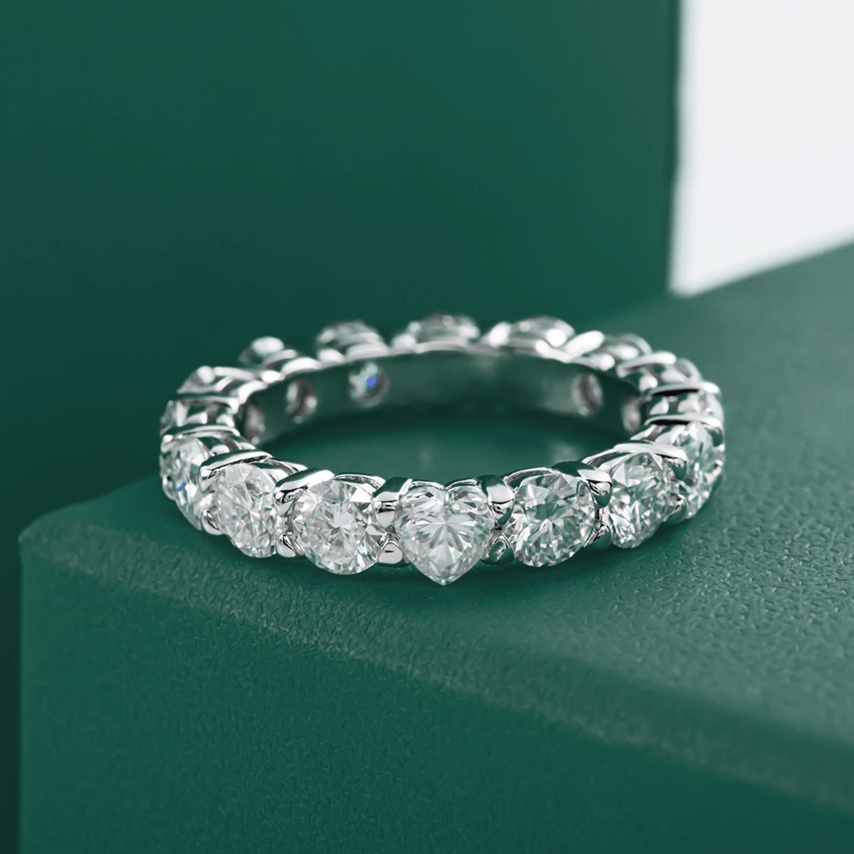 Aliança Amor Eterno Moissanite Moissanite - Momi Jewel