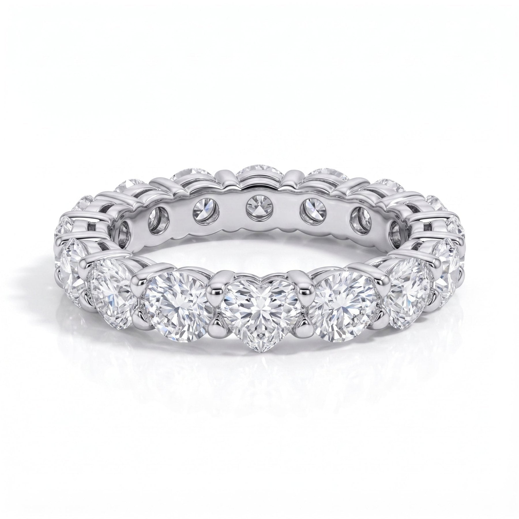 Aliança Amor Eterno Moissanite Moissanite - Momi Jewel