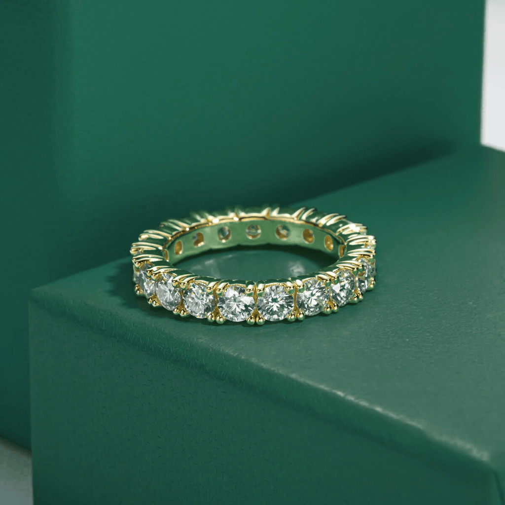 Aliança Divina Moissanite Moissanite - Momi Jewel