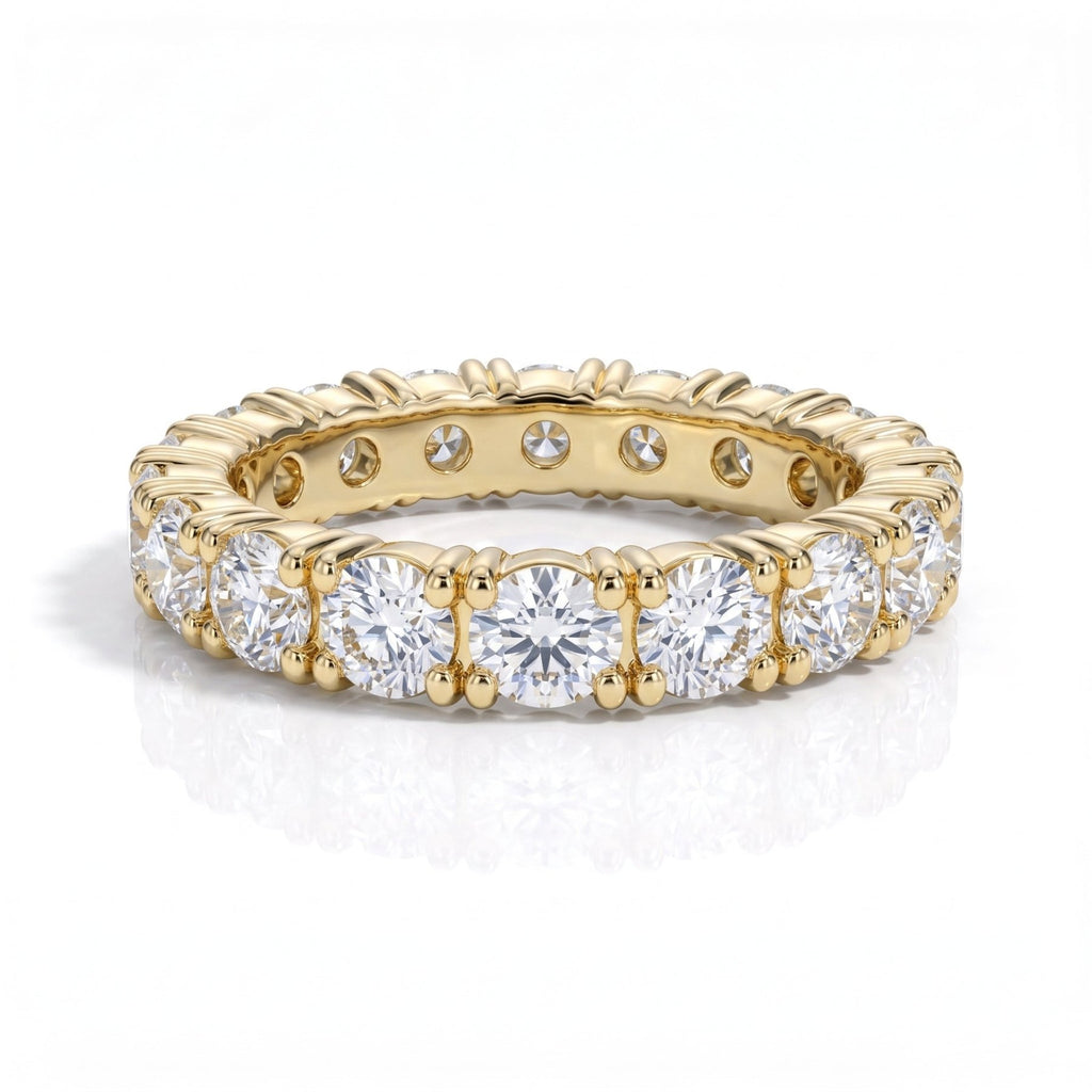 Aliança Divina Moissanite Moissanite - Momi Jewel