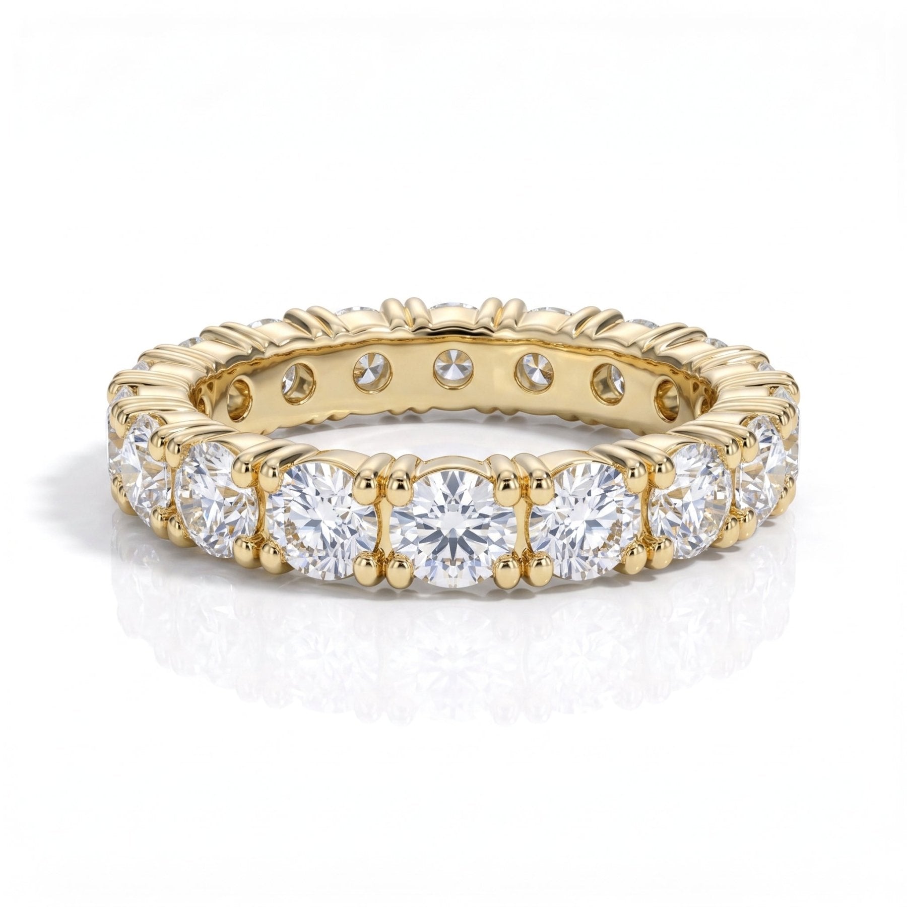 Aliança Divina Moissanite Moissanite - Momi Jewel