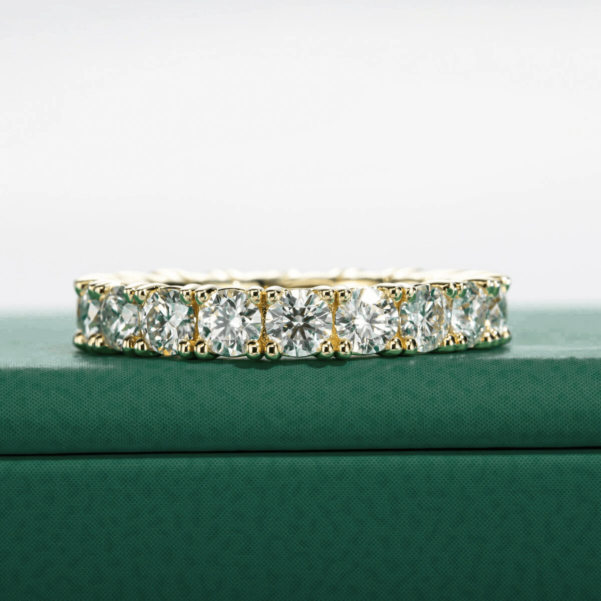 Aliança Divina Moissanite Moissanite - Momi Jewel
