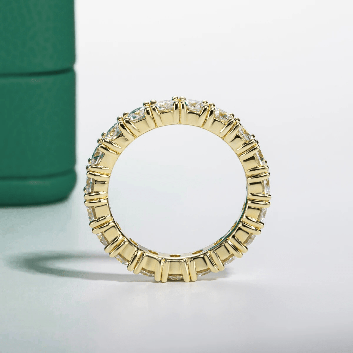 Aliança Divina Moissanite Moissanite - Momi Jewel