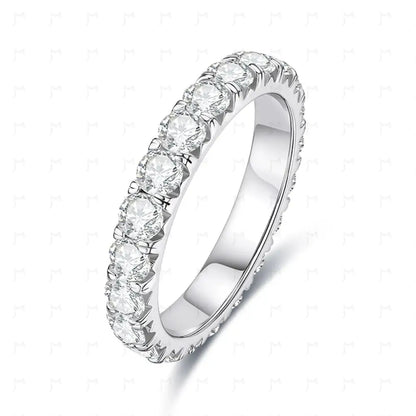 Aliança Eternity Moissanite Aliança