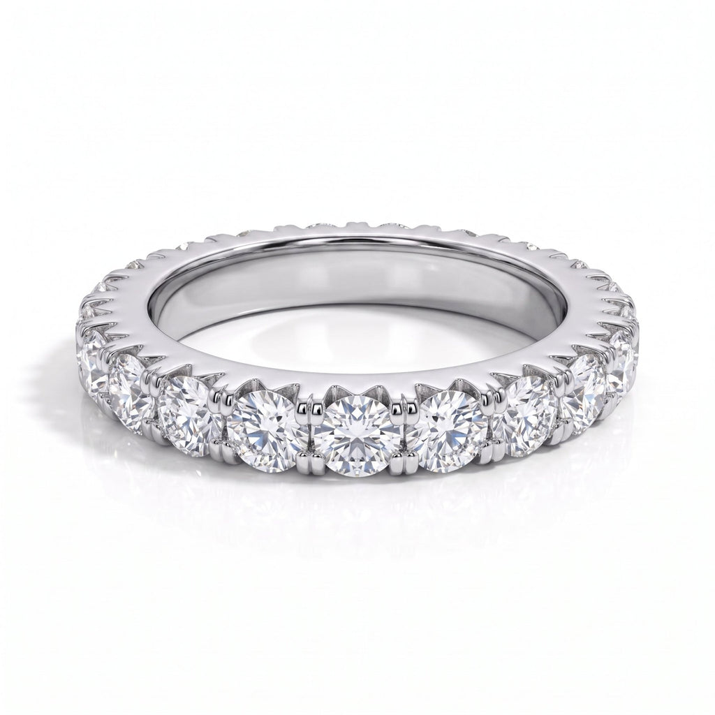 Aliança Eternity Moissanite Moissanite - Momi Jewel
