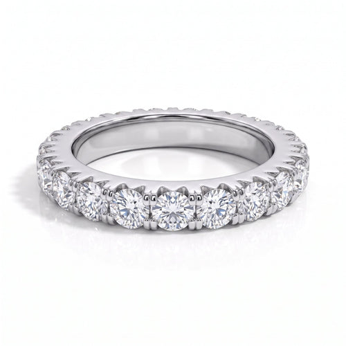 Aliança Eternity Moissanite Moissanite - Momi Jewel