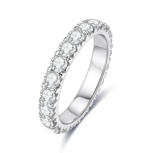 Aliança Eternity Moissanite Moissanite - Momi Jewel