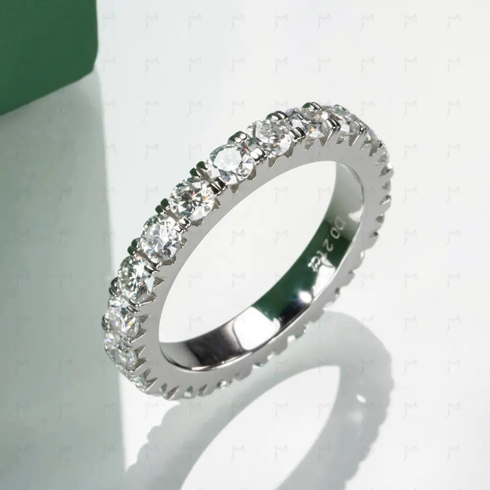 Aliança Eternity Moissanite Aliança