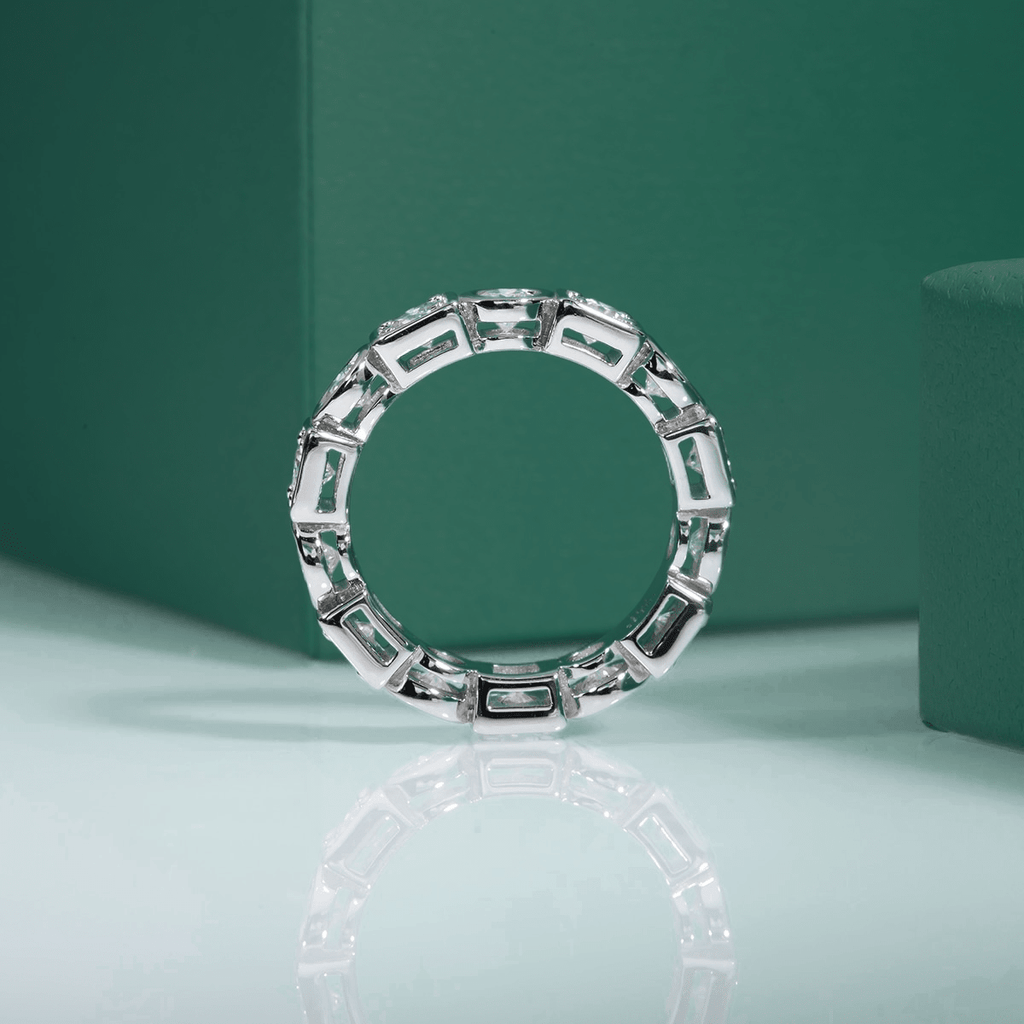 Aliança Fusion Moissanite Moissanite - Momi Jewel