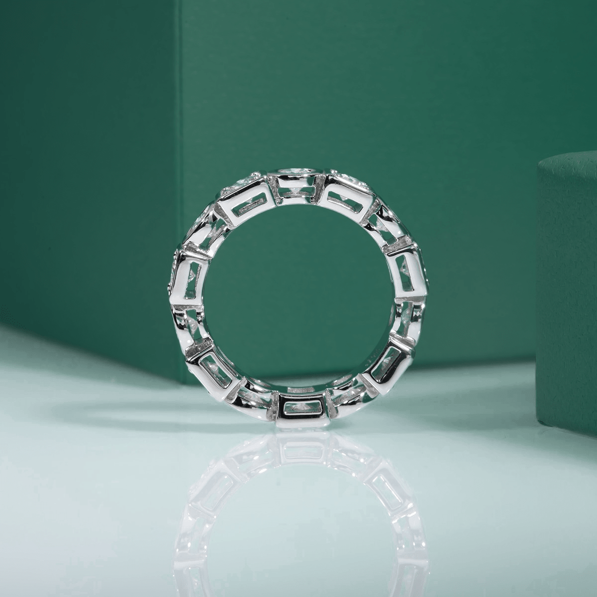 Aliança Fusion Moissanite Moissanite - Momi Jewel