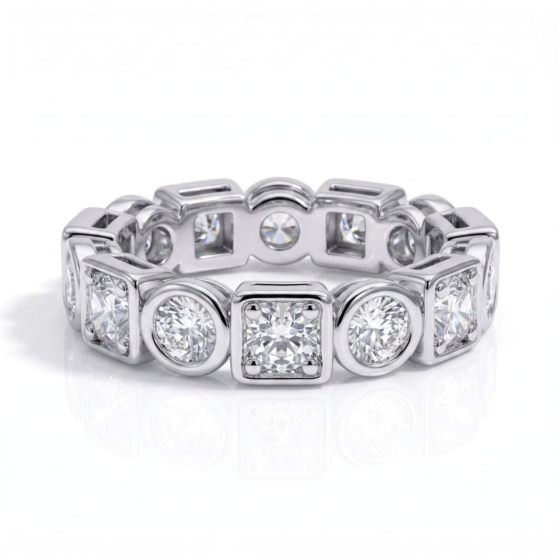 Aliança Fusion Moissanite Moissanite - Momi Jewel