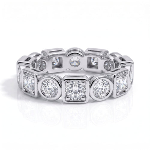 Aliança Fusion Moissanite Moissanite - Momi Jewel