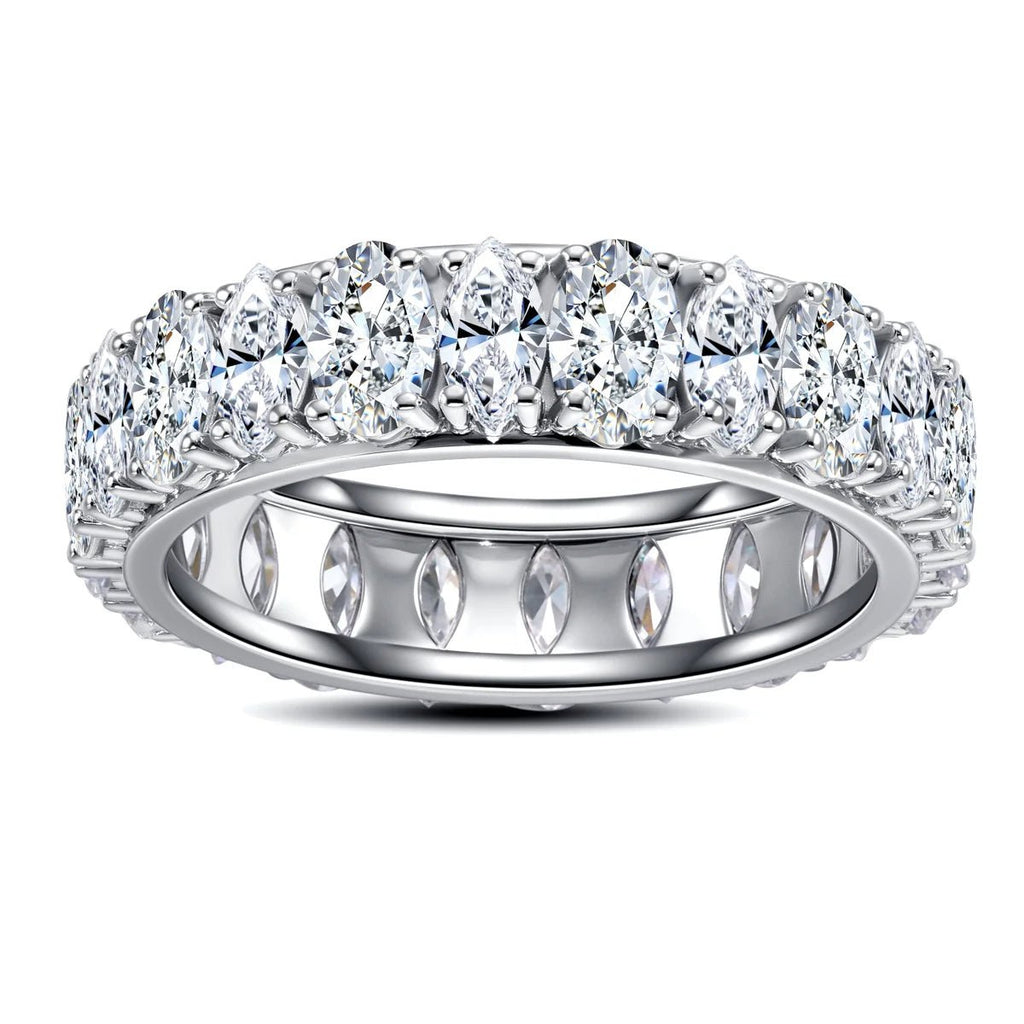 Aliança Naval Moissanite Moissanite - Momi Jewel
