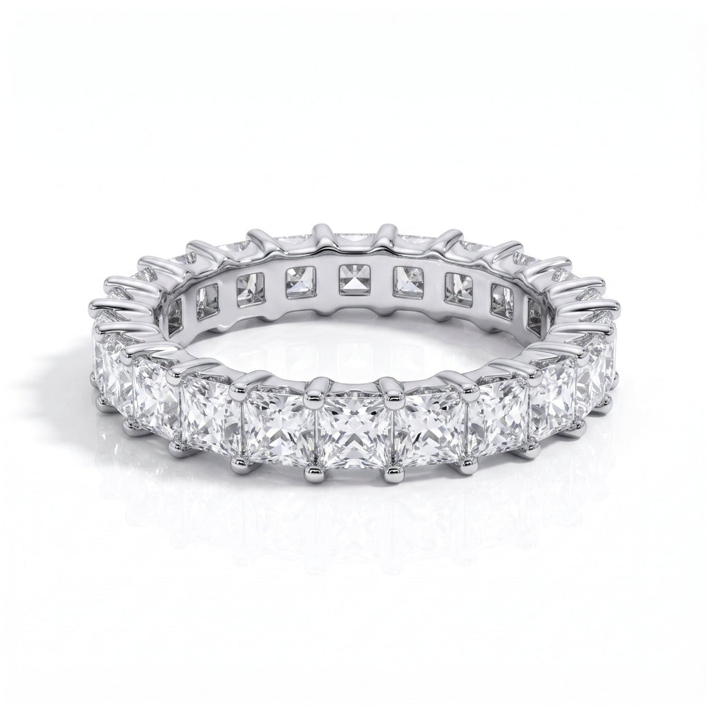 Aliança Princess Moissanite Moissanite - Momi Jewel