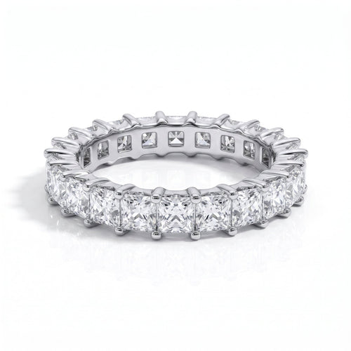 Aliança Princess Moissanite Moissanite - Momi Jewel
