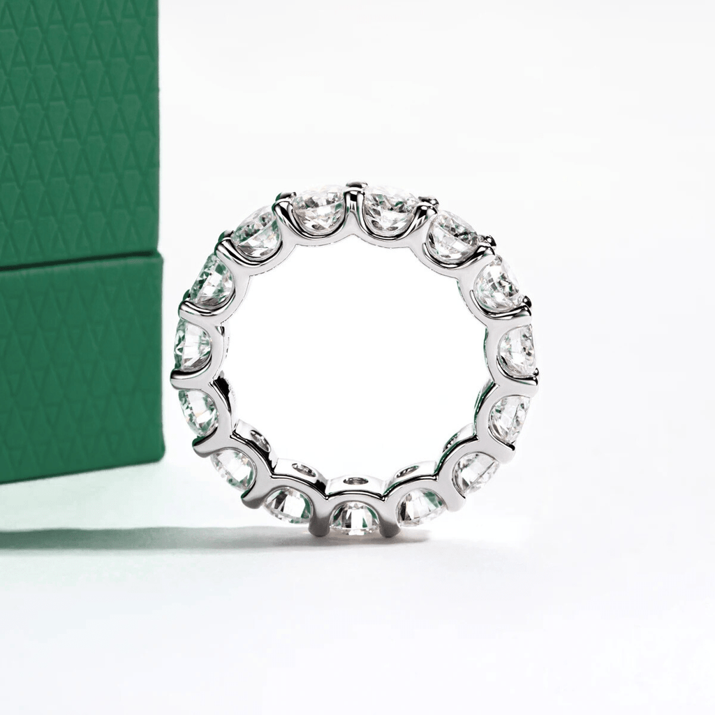 Aliança Sienna Moissanite Moissanite - Momi Jewel