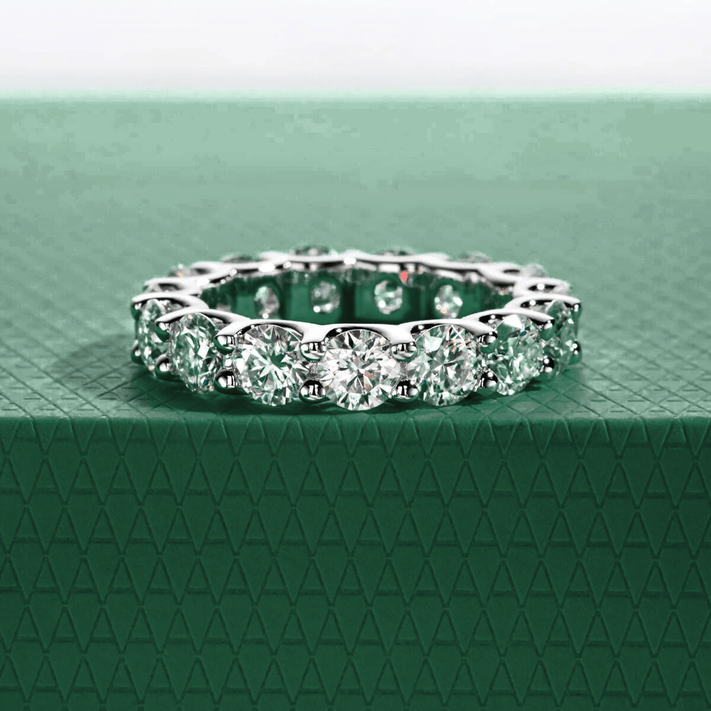 Aliança Sienna Moissanite Moissanite - Momi Jewel