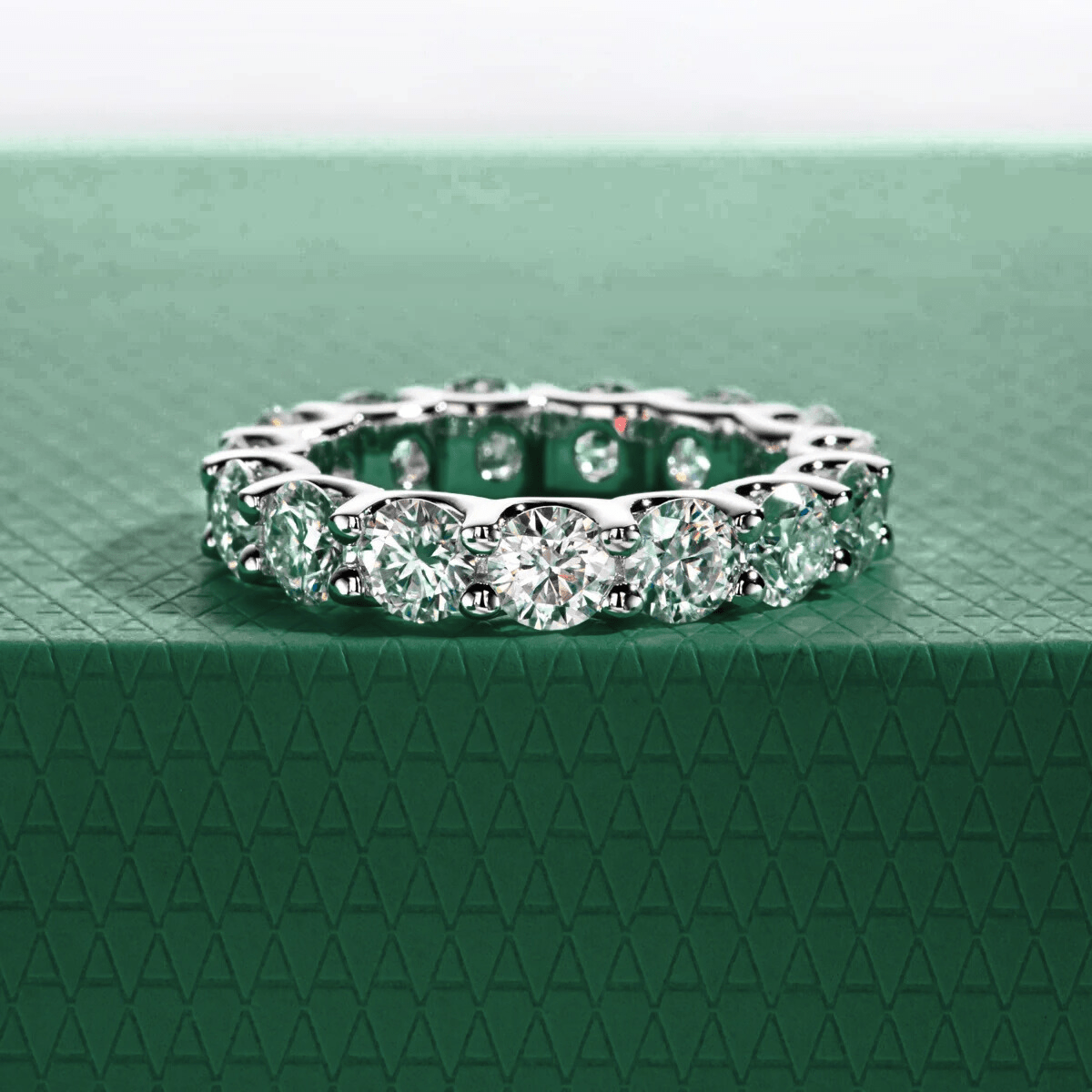 Aliança Sienna Moissanite Moissanite - Momi Jewel
