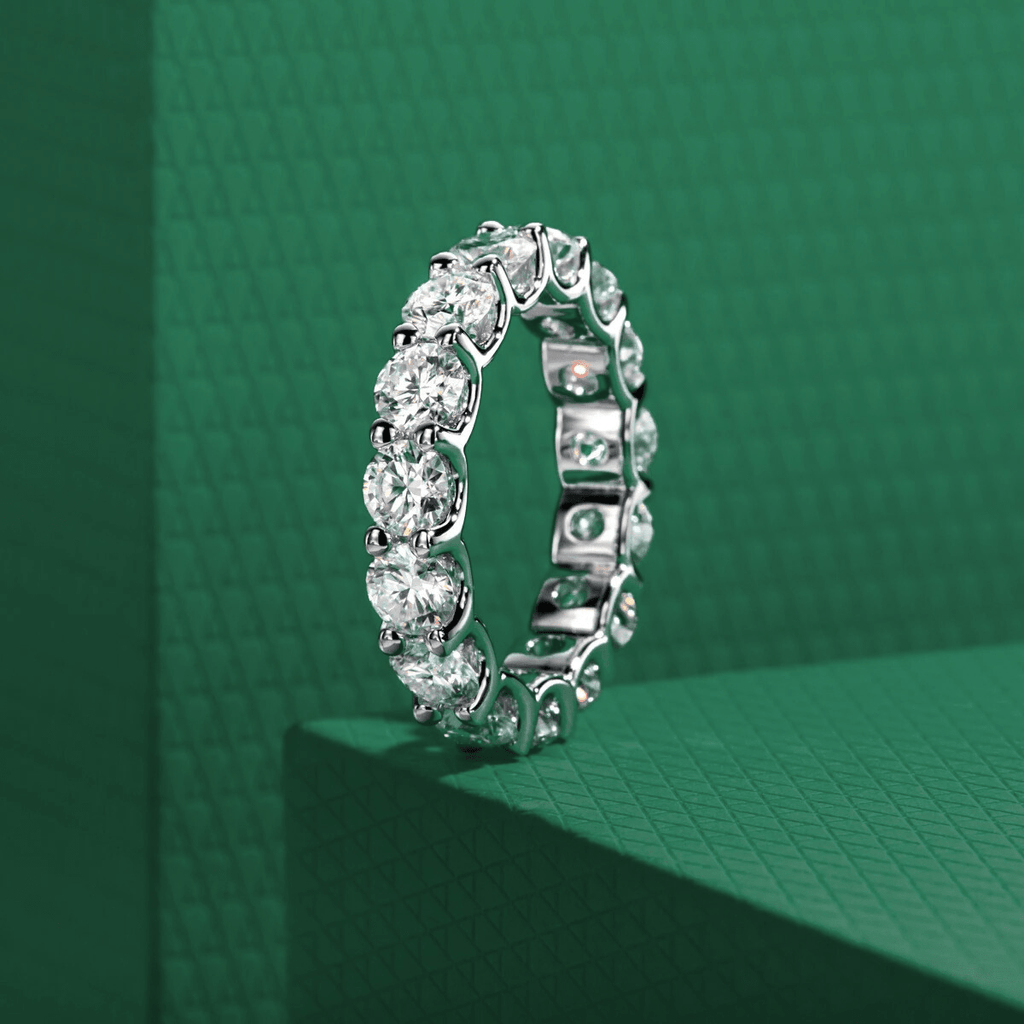 Aliança Sienna Moissanite Moissanite - Momi Jewel