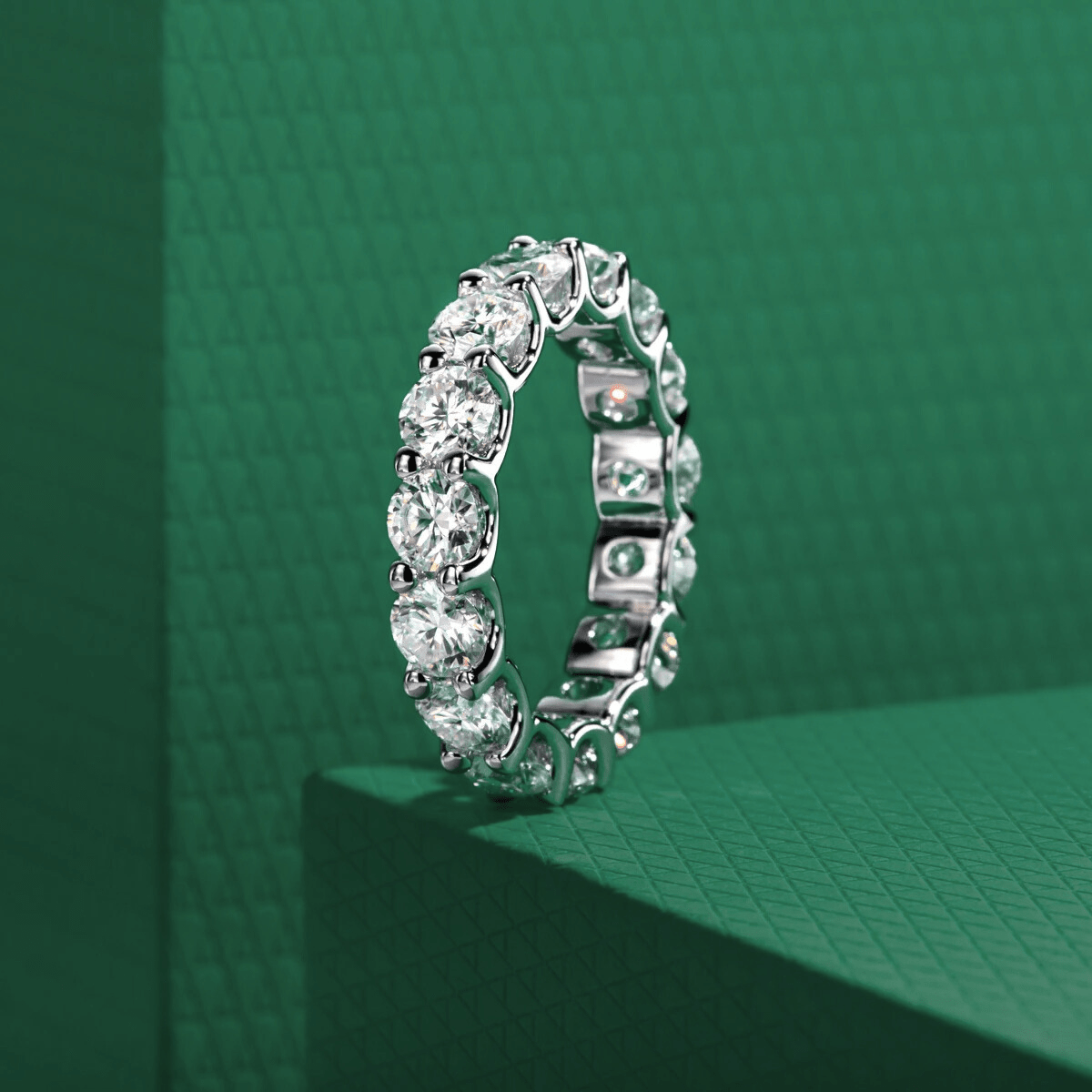 Aliança Sienna Moissanite Moissanite - Momi Jewel