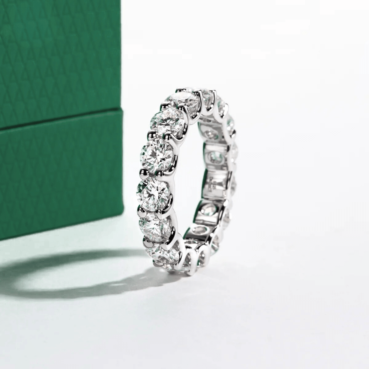 Aliança Sienna Moissanite Moissanite - Momi Jewel