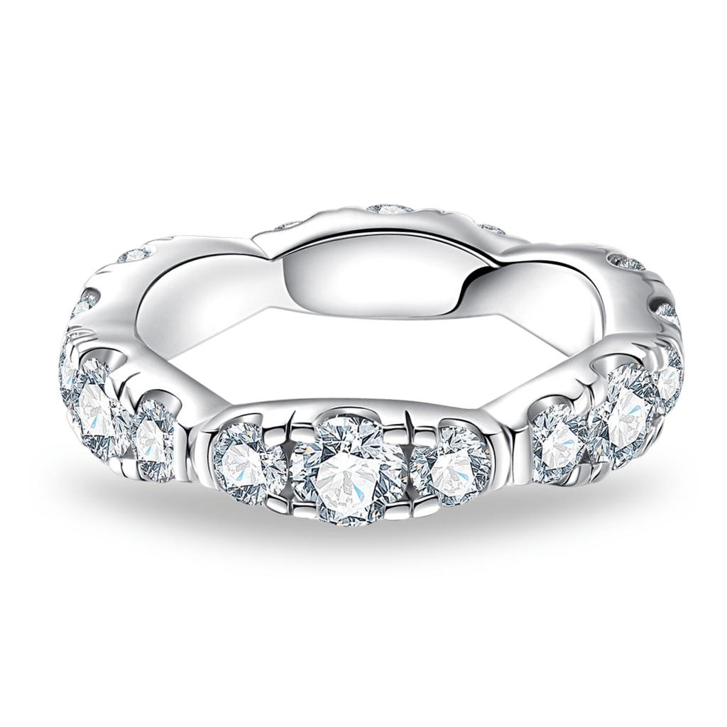 Aliança Variant Moissanite Moissanite - Momi Jewel