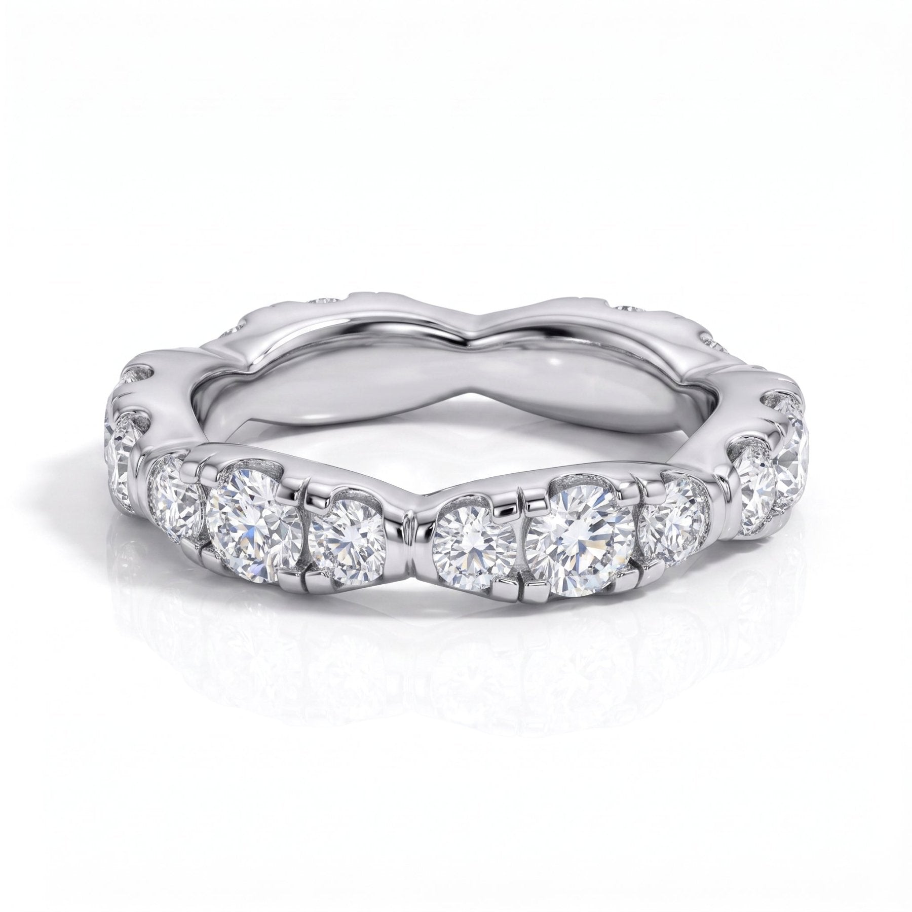 Aliança Variant Moissanite Moissanite - Momi Jewel
