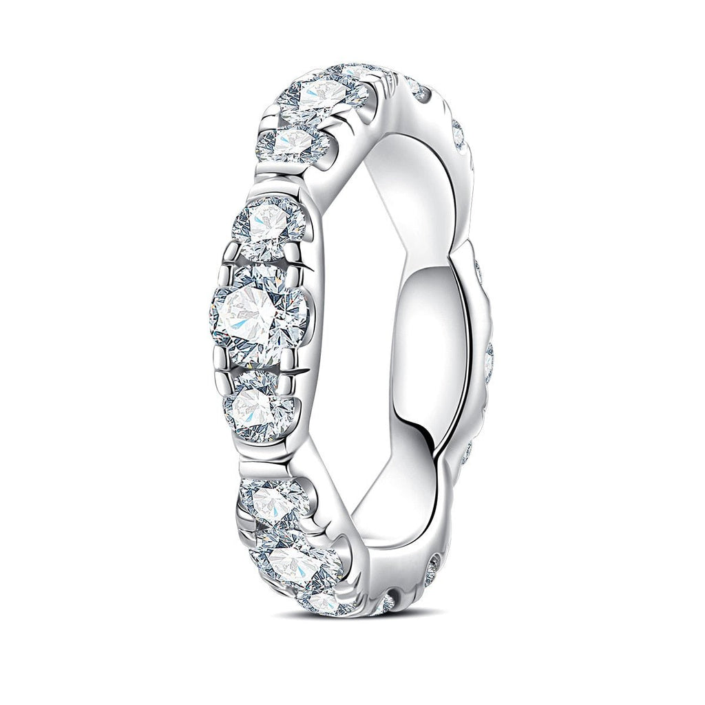 Aliança Variant Moissanite Moissanite - Momi Jewel