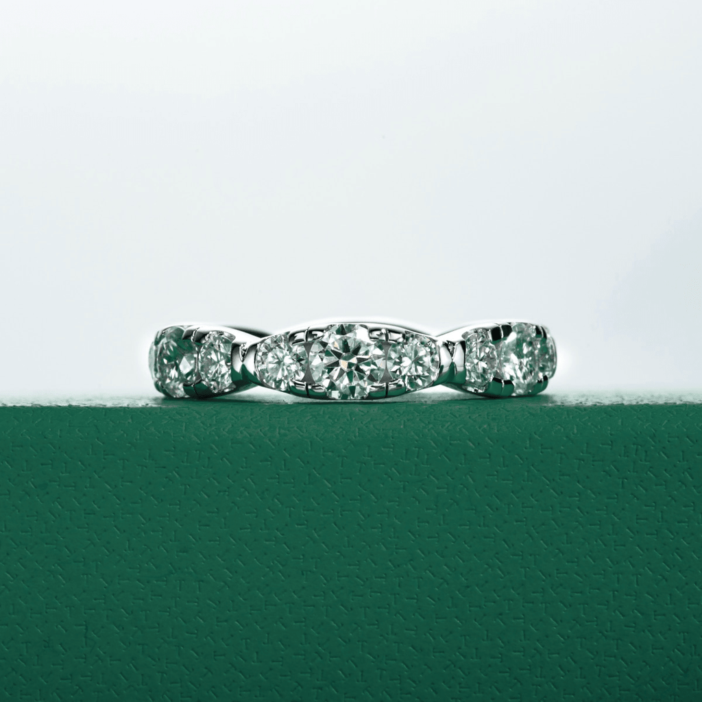 Aliança Variant Moissanite Moissanite - Momi Jewel