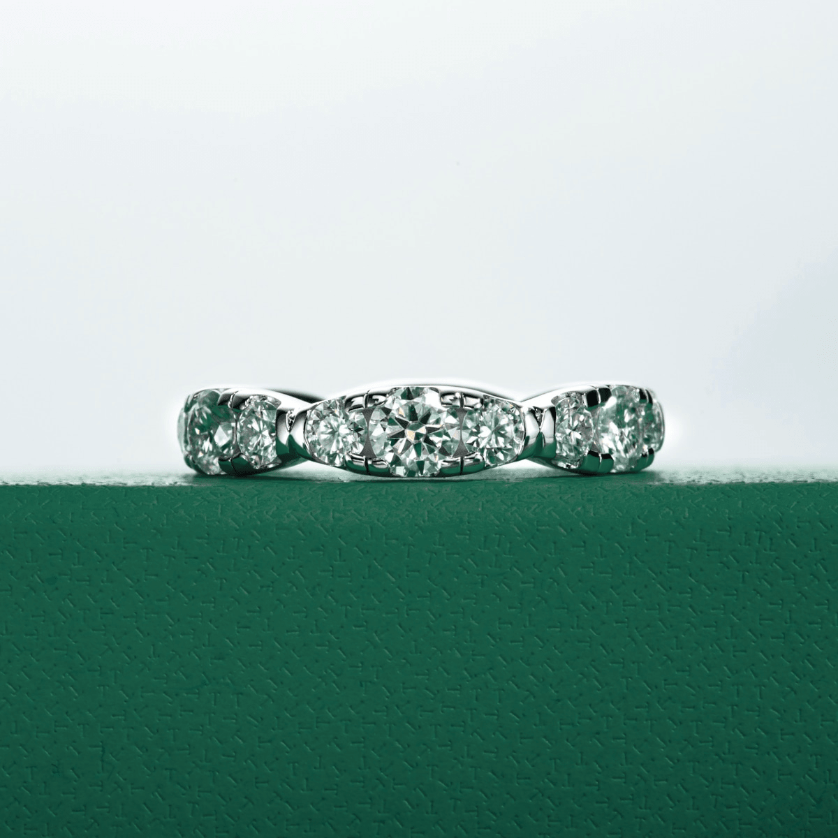 Aliança Variant Moissanite Moissanite - Momi Jewel