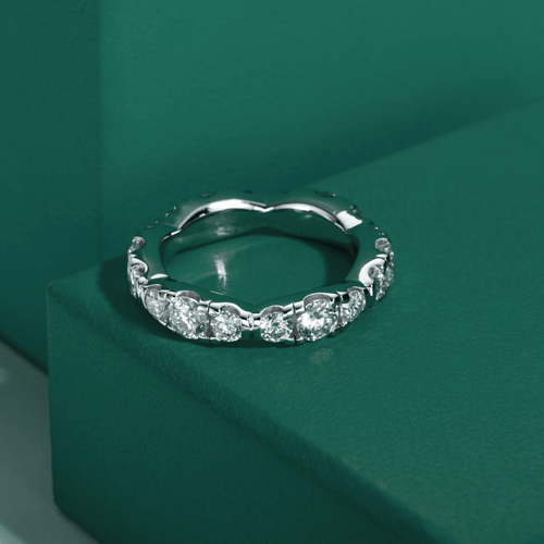 Aliança Variant Moissanite Moissanite - Momi Jewel