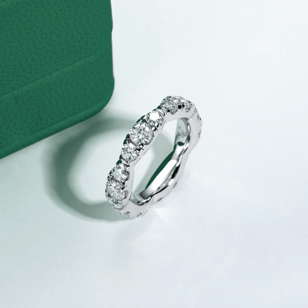 Aliança Variant Moissanite Moissanite - Momi Jewel