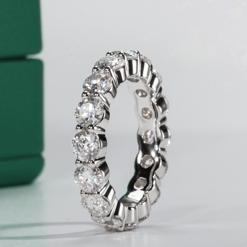 Aliança Wedding Moissanite Moissanite - Momi Jewel