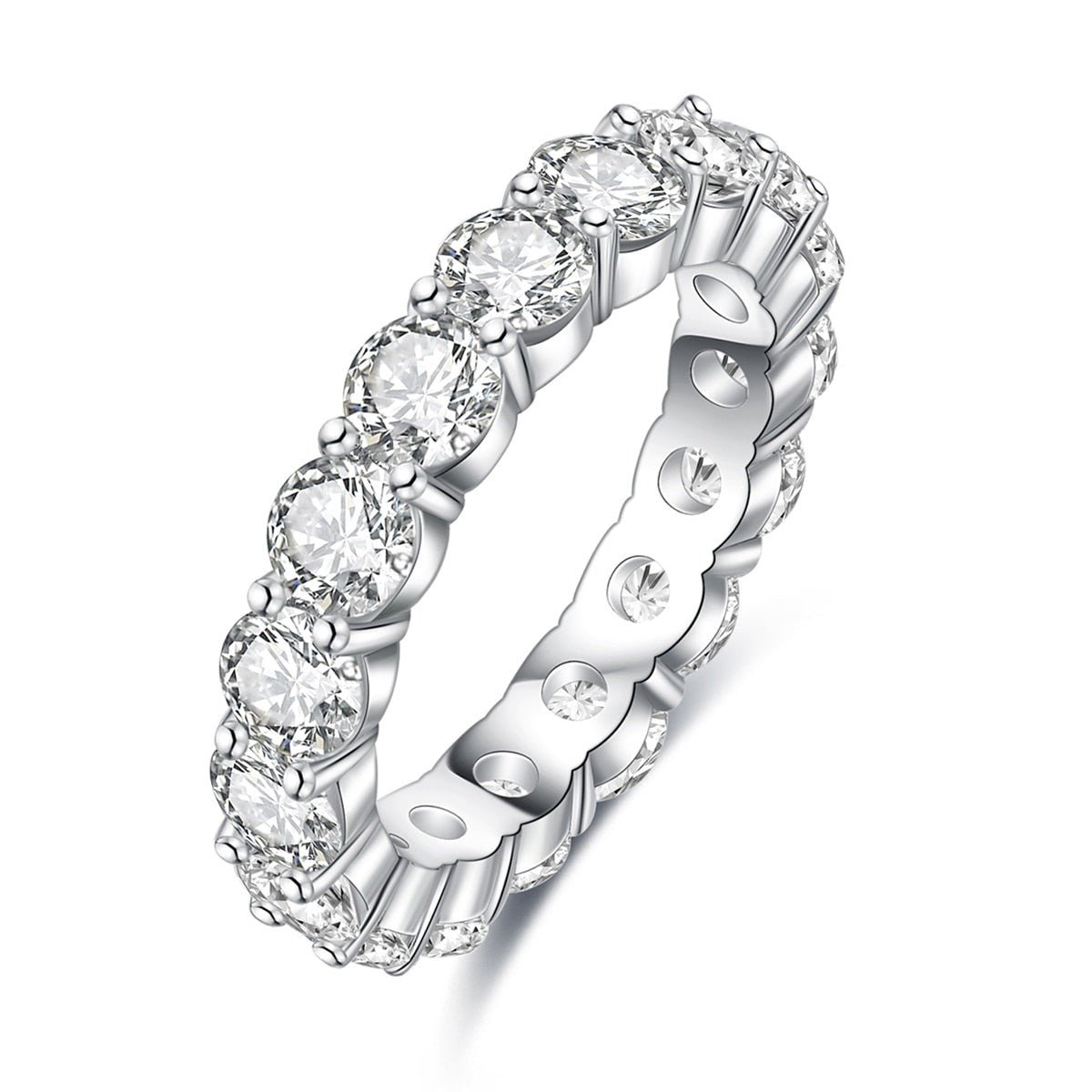Aliança Wedding Moissanite Moissanite - Momi Jewel