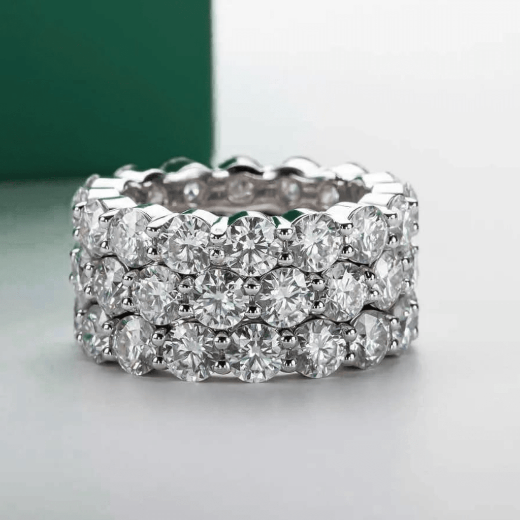 Aliança Wedding Moissanite Moissanite - Momi Jewel