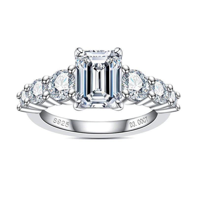 Anel Amara Esmeralda Moissanite Moissanite - Momi Jewel