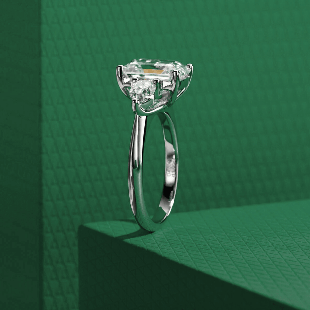 Anel Esmeralda & Pera Moissanite Moissanite - Momi Jewel