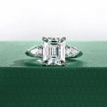 Anel Esmeralda & Pera Moissanite Moissanite - Momi Jewel