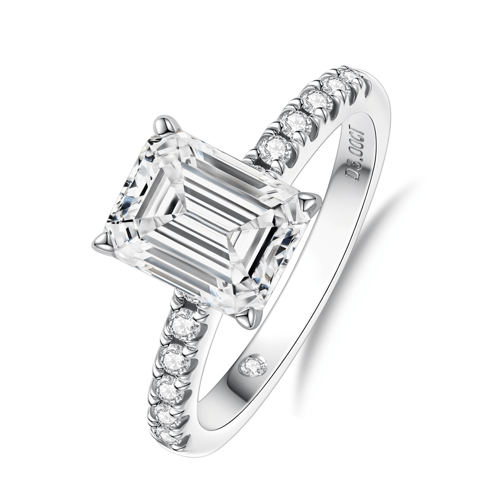 Anel Francis Esmeralda Moissanite Moissanite - Momi Jewel