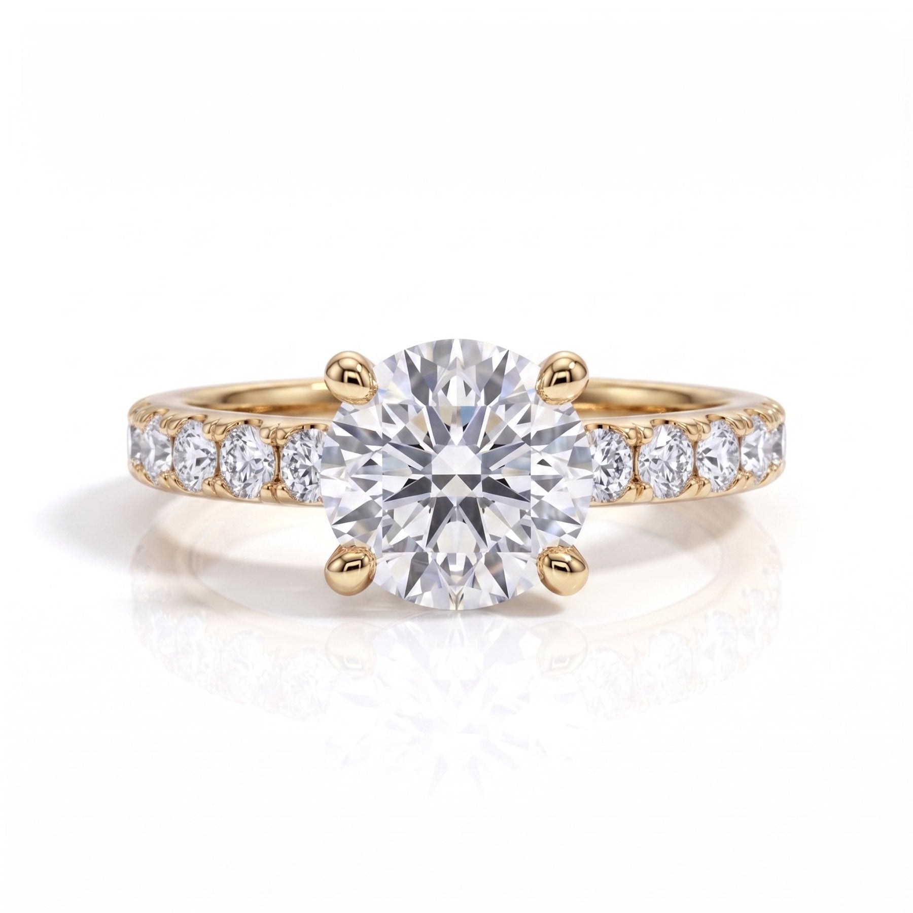 Anel Jasmin Moissanite Moissanite - Momi Jewel