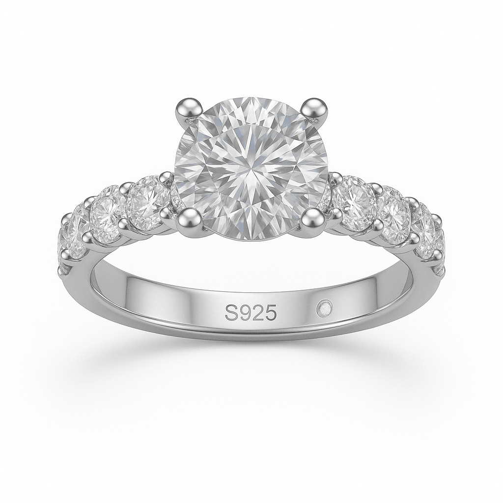 Anel Jasmin Moissanite Moissanite - Momi Jewel