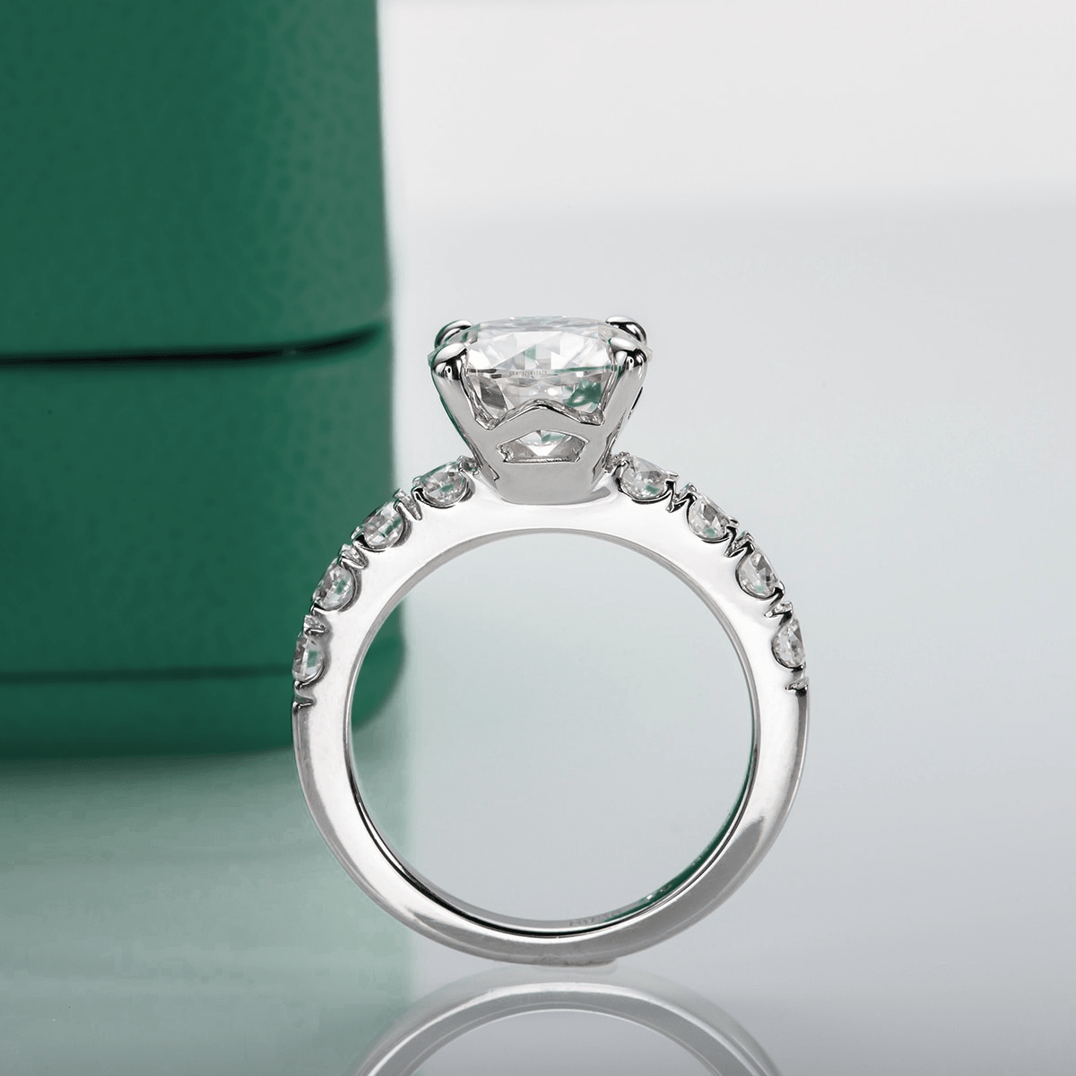 Anel Jasmin Moissanite Moissanite - Momi Jewel