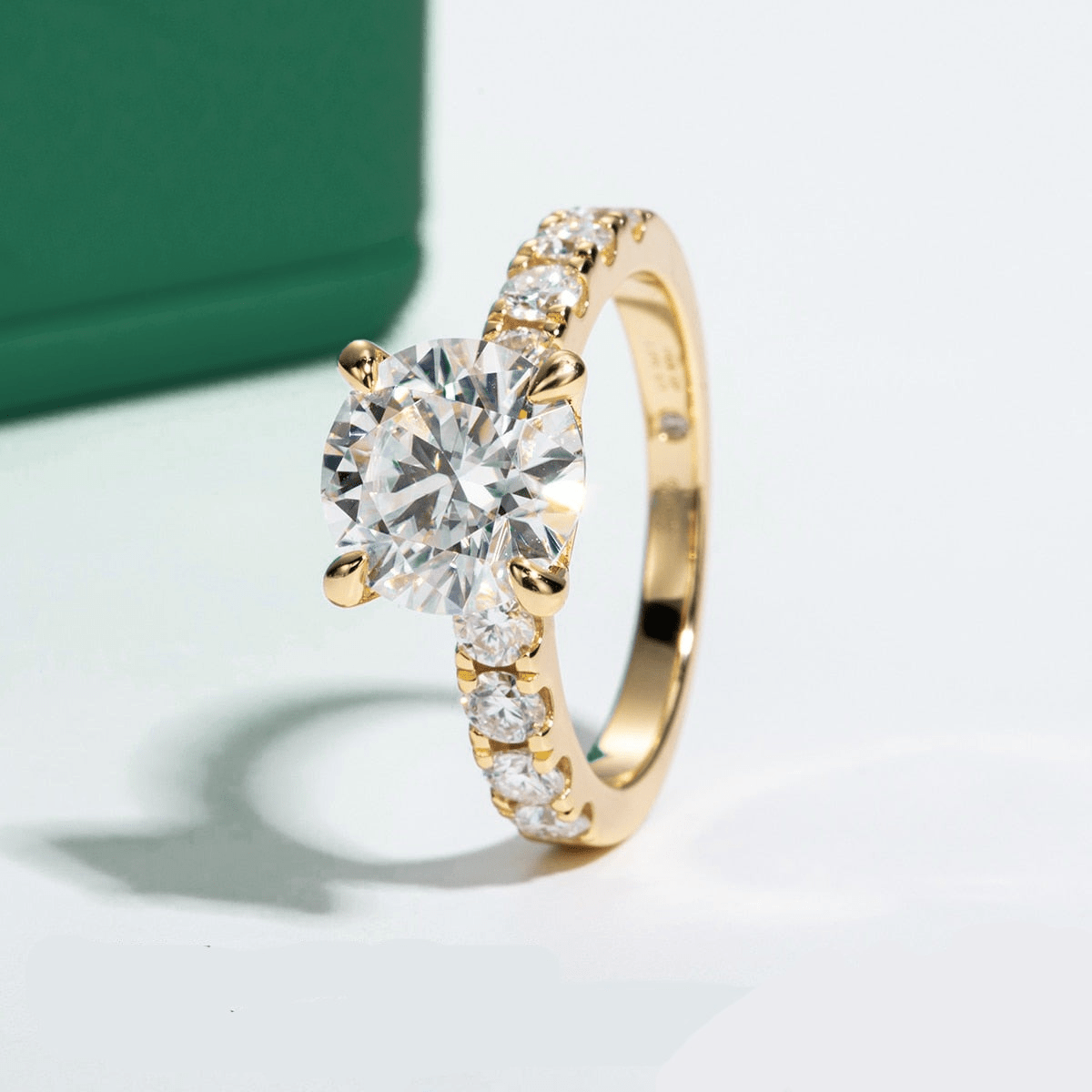 Anel Jasmin Moissanite Moissanite - Momi Jewel