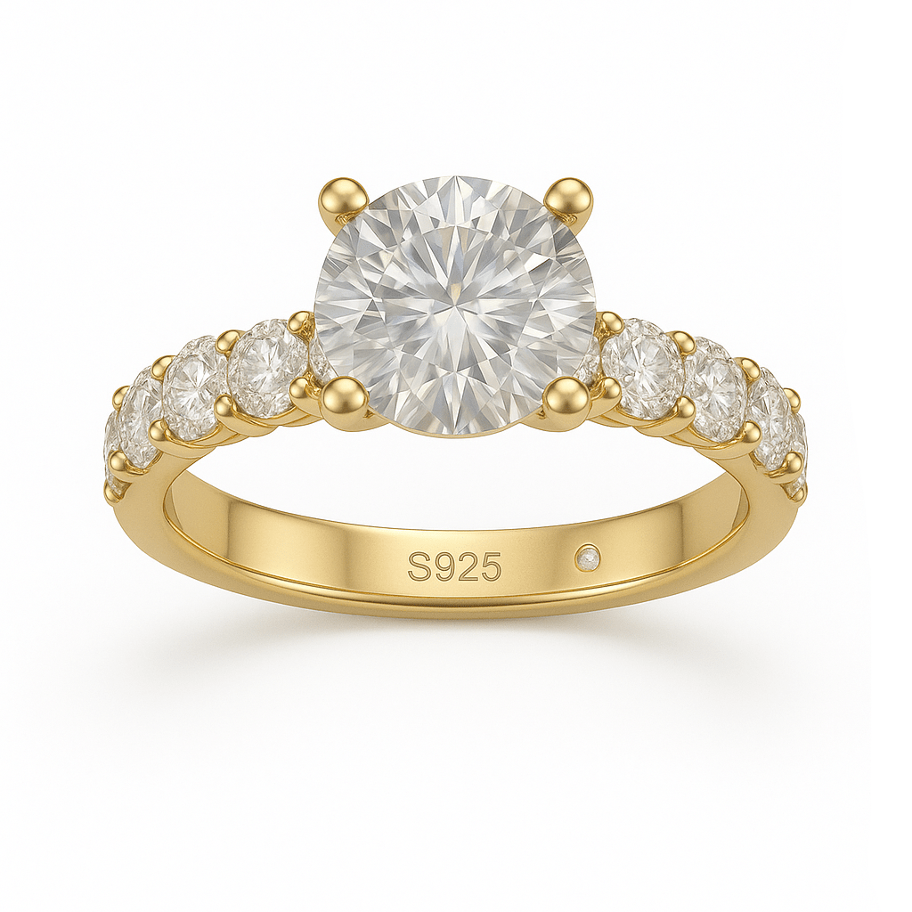 Anel Jasmin Moissanite Moissanite - Momi Jewel